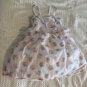 Formal Dress with Bow Straps